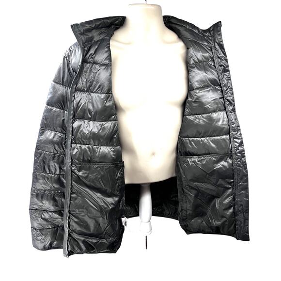 Fanatics Los Angeles Lakers NBA Mens Gray Puffer Zip Up Jacket 2XL Pockets Logo - Picture 4 of 12